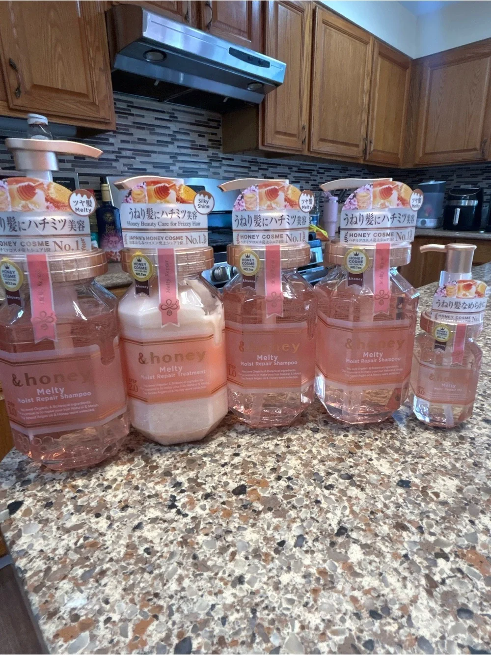 Melty Moist Repair Shampoo & Treatment — Pink Nourishing Bath & Body Set